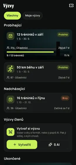 Probíhající a nadcházející výzvy
