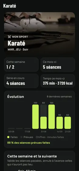 La page du sport et son évolution